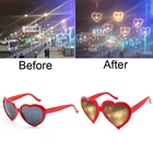 Очки с особым эффектом в форме сердца, очки с диффузором в виде сердца