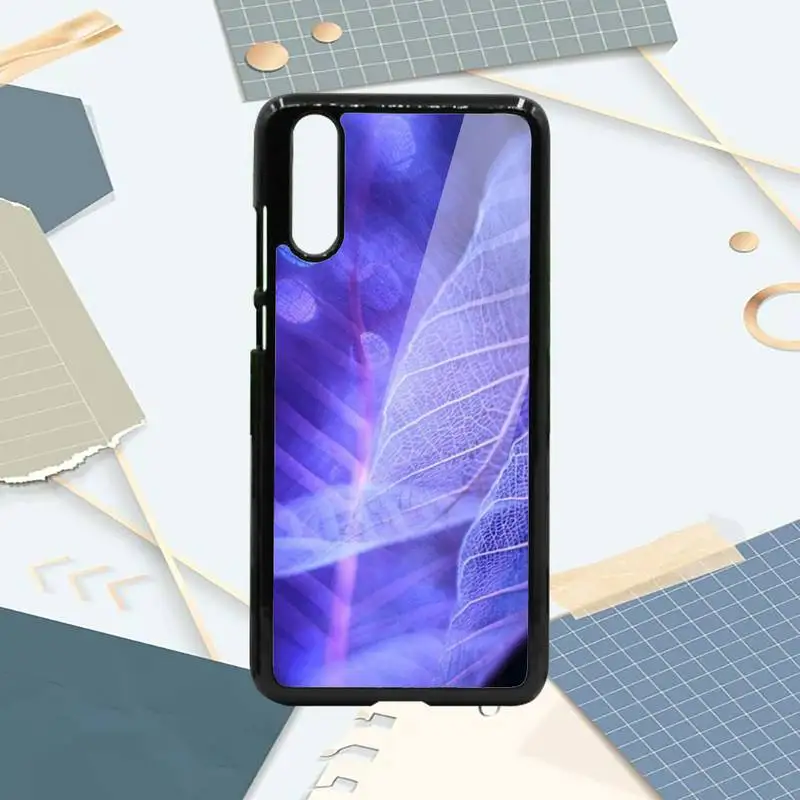

Leaves aesthetics pattern Phone Case PC For Samsung galaxy S note 8 9 20 10 e lite2019 plus pro ultra