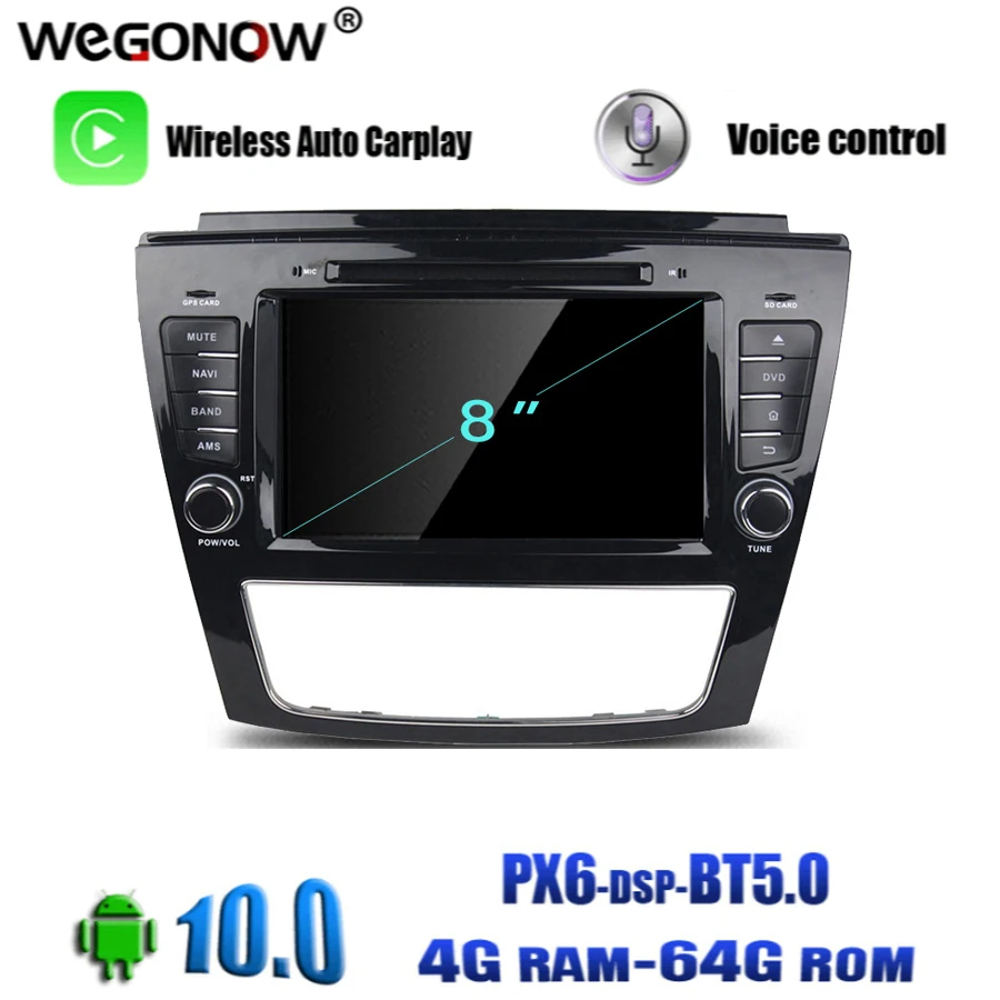 DSP TDA7851 IPS HD Android 10 0 для JAC S5 4 Гб 64 Восьмиядерный автомобильный DVD плеер GPS навигация