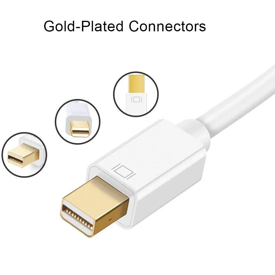 Mini DP to HDMI-compatible Adapter Cable Converter Display Port For Apple Mac Macbook Pro Air Notebook | Электроника