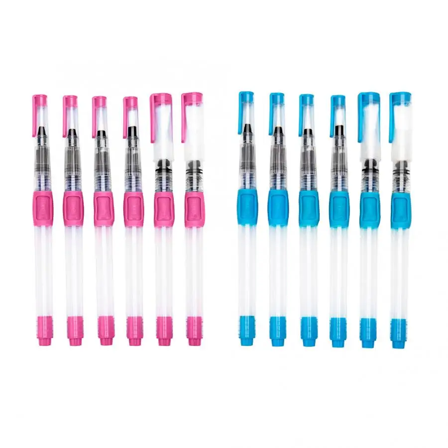 Акварельные 6 шт акварельные ручки для детей детская школьная живопись Pinturas Acrilicas