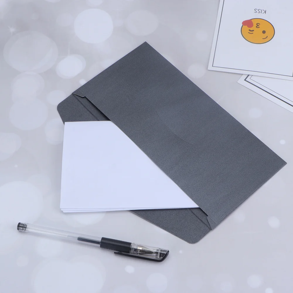 

20PCS Paper Invitations Envelope Business Invitation Notification Letter Envelope (Blue)