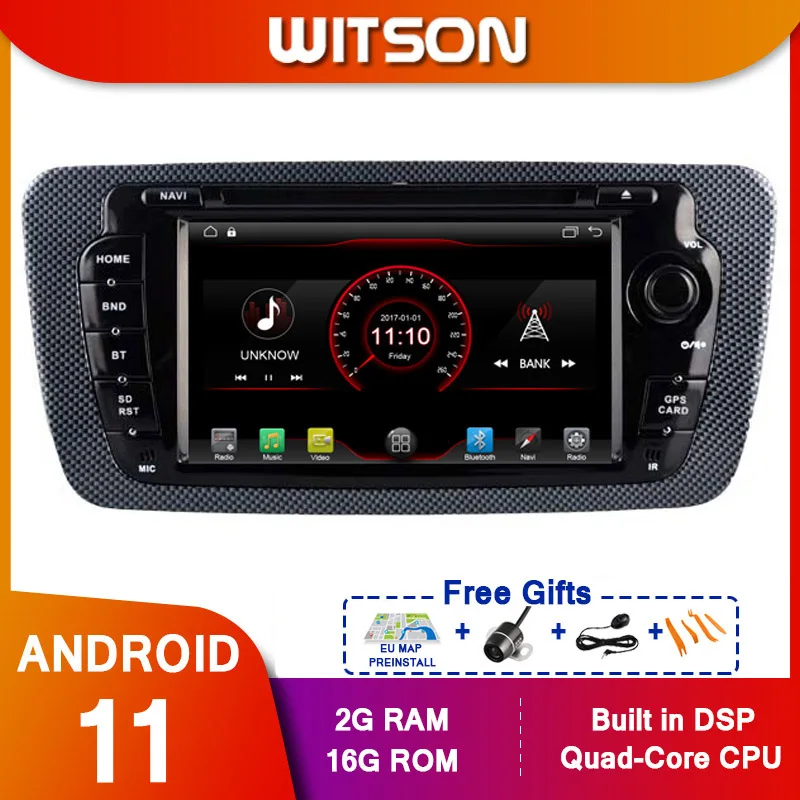 Автомагнитола WITSON 2 Din Android 11 GPS-навигация для Seat Ibiza 6j 2009 2010 2012 2013 | Автомобили и