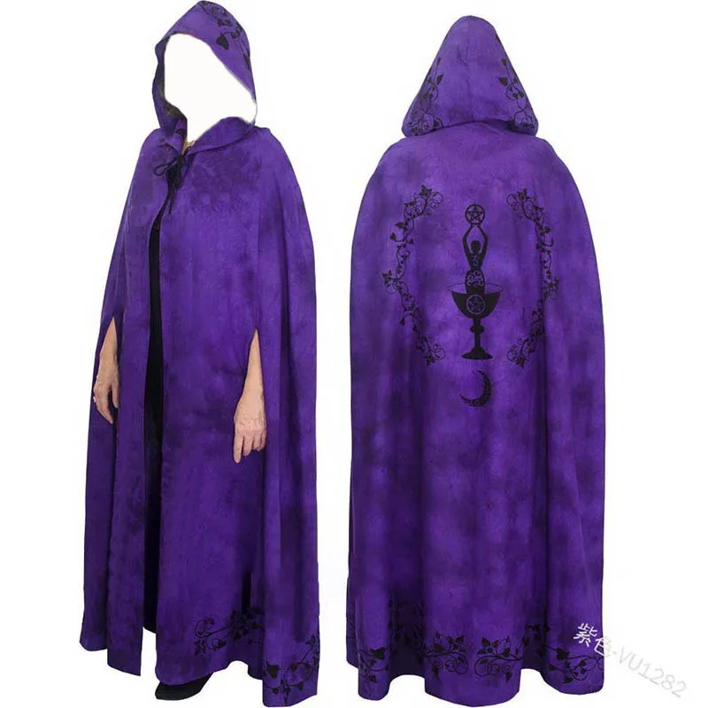 Для взрослых в средневековом стиле накидка вечерние для костюмированной