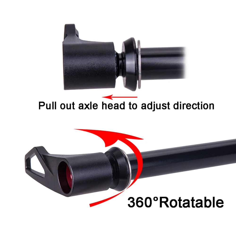 

Bike Shaft Thru Axle Quick Relese Bicycle Front Rear Hub Fork Skewers Wheel Axis Hub Shaft 100x12MM 142x12MM