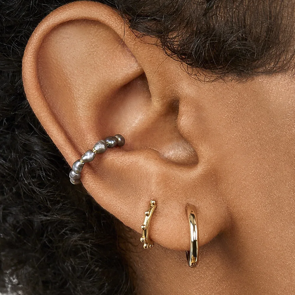 Heart Butterfly Shape Earrings for Women Trendy Small Ear Cuff Non Pierced Gold Silver Metal Wedding Jewelry Bijoux | Украшения и