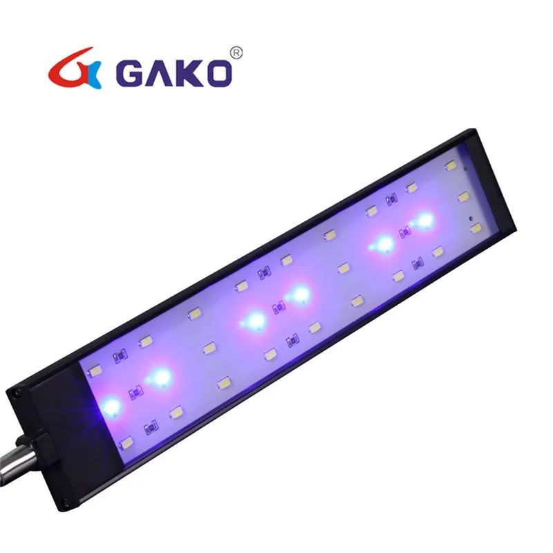 Аквариумный светильник Gako белого и синего цвета SMD СВЕТОДИОДНЫЙ зажим для бака 30