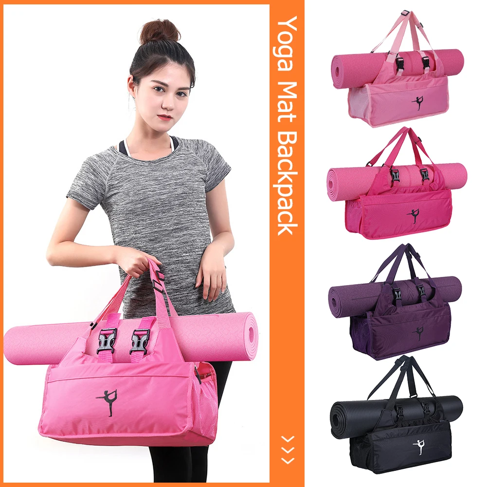 

Portable Yoga Mat Gym Bags Crossbody Handbags Nylon Outdoor Fitness Training for Easy Safety Working-out Ornaments