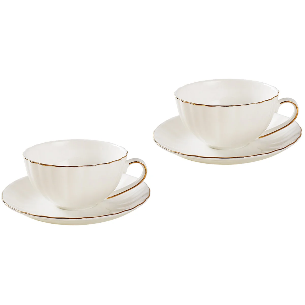 

2 набора, кофейная чашка с блюдцем, фарфоровая кофейная кружка, чайная чашка и блюдце в комплекте