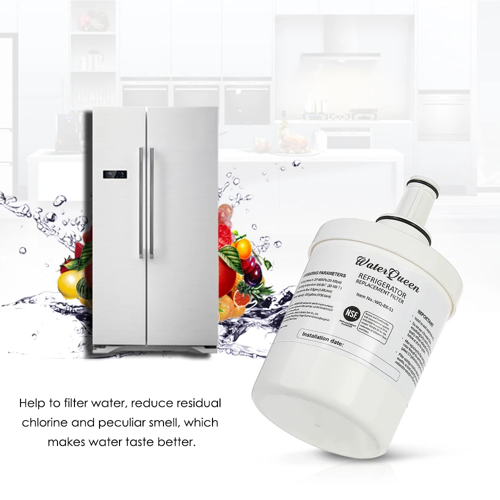 Refrigerator Water Filter Kitchen Fridge Replacement Filter 