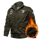 Зимняя флисовая куртка в стиле милитари, мужская повседневная утепленная верхняя одежда, пальто, армейские пилоты, военно-воздушные силы, карго, куртки, ветровка, хлопковые пакы