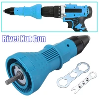 electric rivet nut gun riveting tool cordless riveting drill adaptor insert nut tool riveting drill adapter 2 4mm 4 8mm