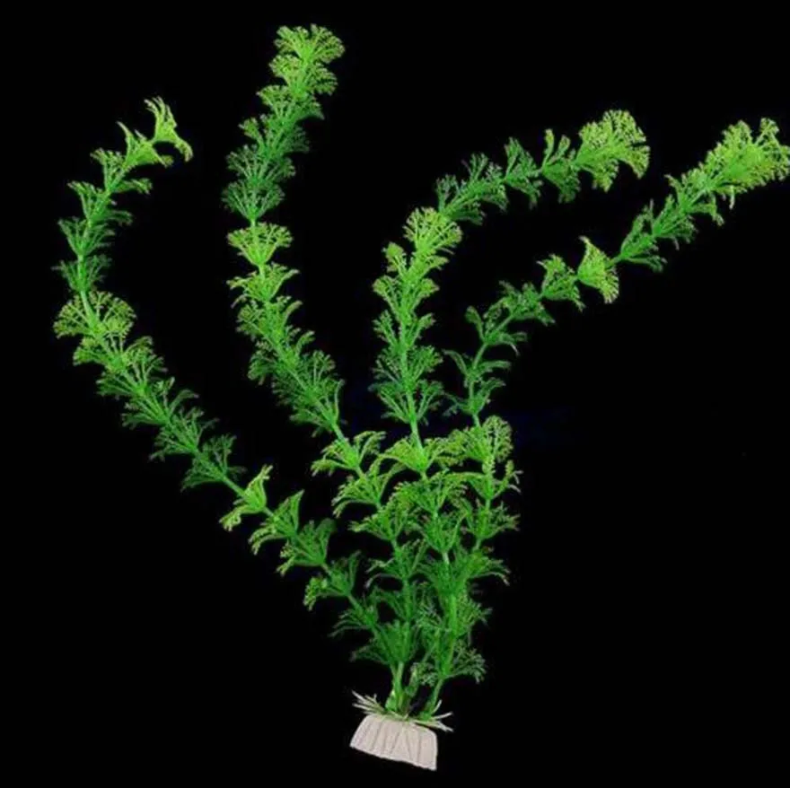 

30CM Artificial Aquarium Decor Plants Water Weeds Ornament Fish Tank Decoration Green Water Grass Viewing Decorations