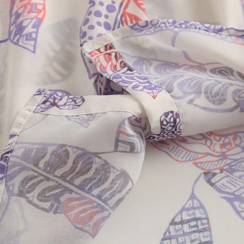 

Unizera 2021 summer new women's wear exported to Europe and America foreign trade order printed casual shirt