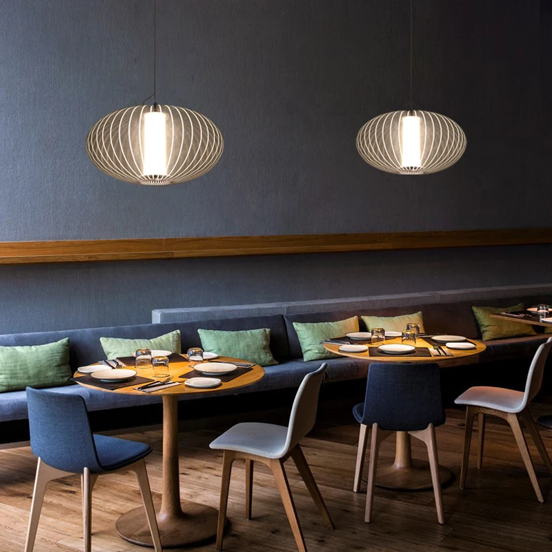 Novelty led living room chandelier Nordic modern minimalist coffee shop children's lighting restaurant crystal hanging lamp | Лампы и