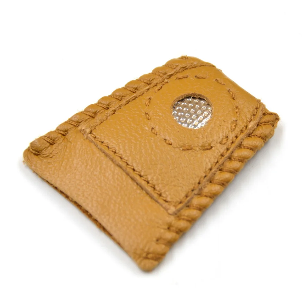 Наперсток для монет из синтетической кожи с металлическим наконечником