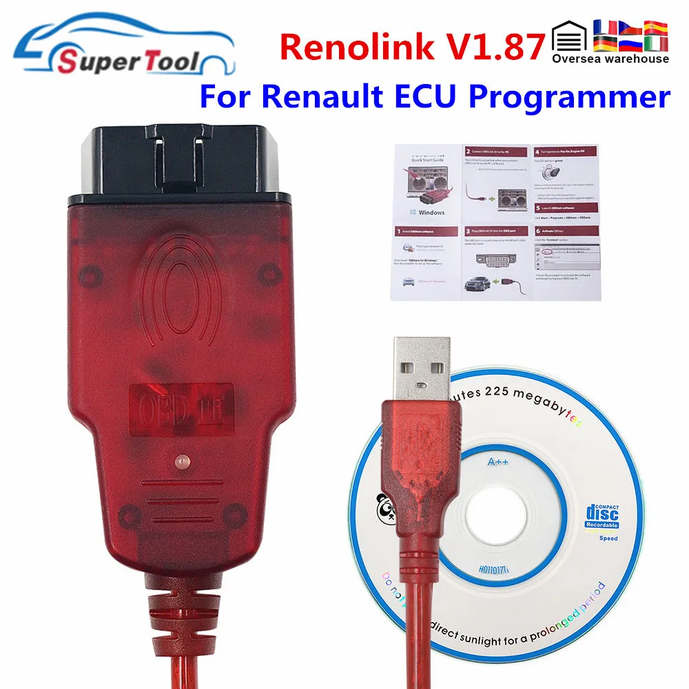 Renolink V1.87 для Renault OBD2 программатор системного блока управления Рено ссылка 1 52