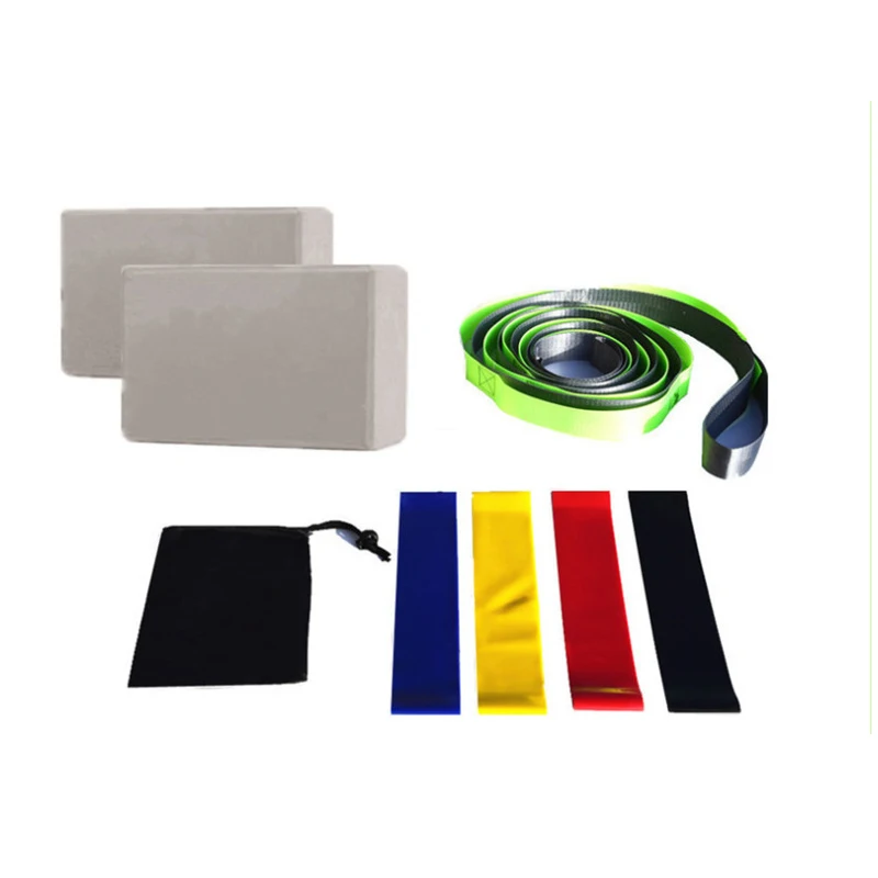 8 шт. набор оборудования для йоги цепь ромашки блоки растягивающийся пояс