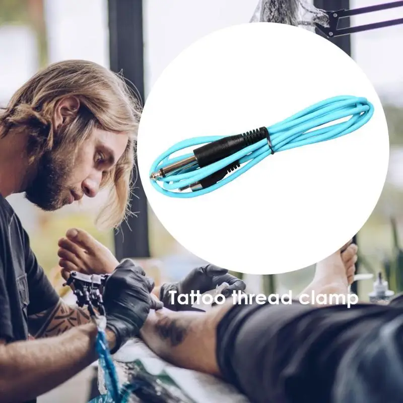 90 градусов угловая Татуировка RCA зажим шнур с силиконовым кабелем татуировки