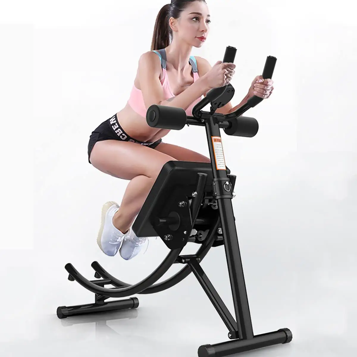 

Abdominal Coaster Machine Folding Ab Rollers Crunch Gliders LCD Display Workout Body Muscle Training Home Gym Fitness Equipments