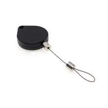 50 pcs 1 meter Drop shape retractable pull box merchandise anti theft recoiler for phone, watch ,bag ,jewelry,glasses