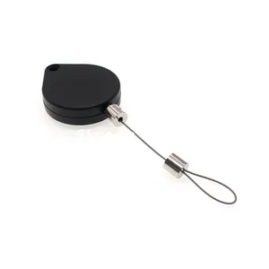 50 pcs 1 meter drop shape retractable pull box merchandise anti theft recoiler for phone watch bag jewelryglasses free global shipping