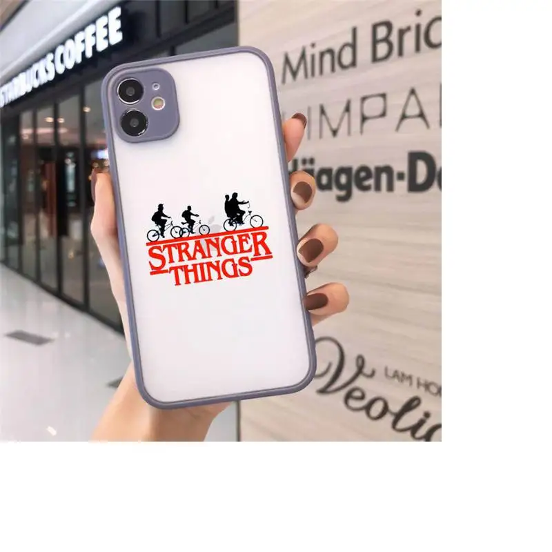 

Stranger Things Christmas Lights Phone Cases matte transparent For iphone 7 8 11 12 plus mini x xs xr pro max cover