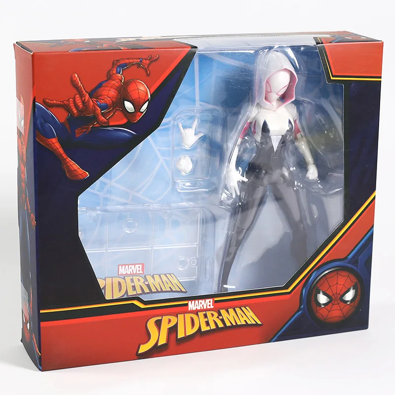 Marvel Человек-паук Питер Паркер Miles Morales Gwen Stacy человек паук 2099 ПВХ фигурка Коллекционная модель игрушки