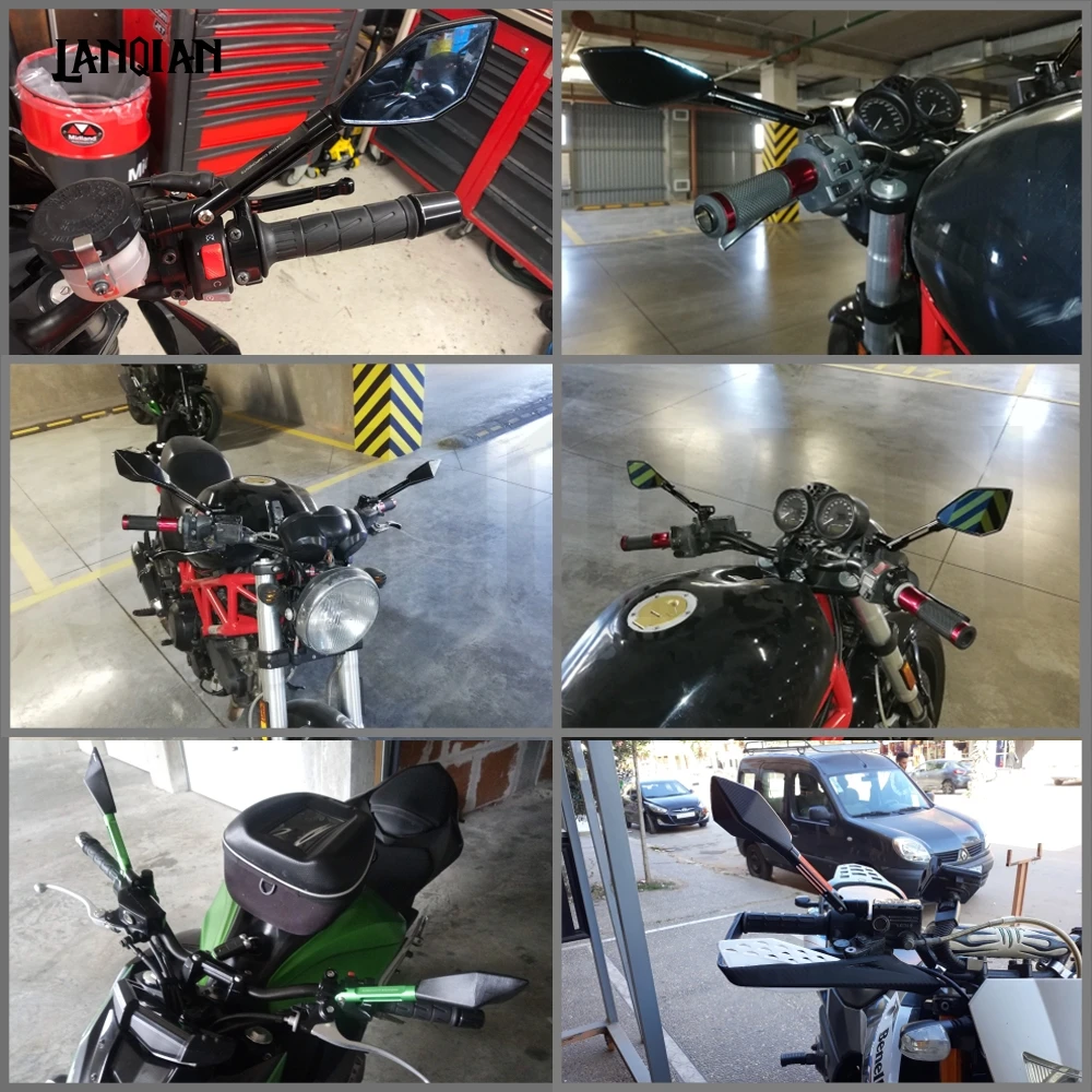 Для Kawasaki Z750 Z900 Z800 CNC мотоциклетные зеркала заднего вида мотоциклетное боковое