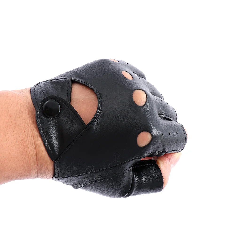 1 пара женской половины перчатки для вождения черный Цвет из высококачественной