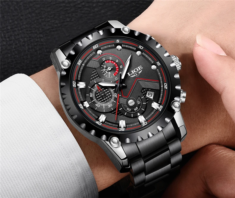 

Top Brand Luxury Mens Fashion Watch Men Sport Waterproof Quartz Watches Men All Steel Army Military Watch
