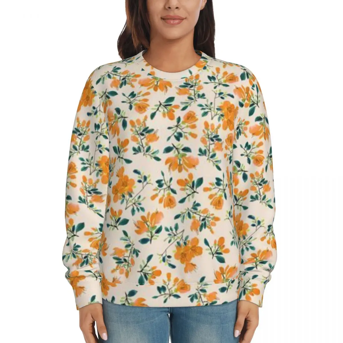 

Hoodie Women Vintage Oversized Hoodie Autumn Fashion Sweatshirt Women Long Sleeve Print Pullover Womens Tops