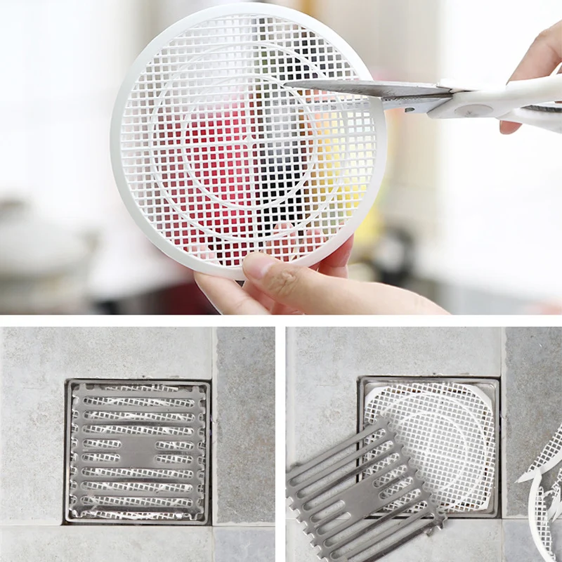 Kitchen Sink Filter Bathroom Shower Floor Drain Hair Catcher Stopper Multifunctional Sewer Anti-clogging Strainer Net Cover | Дом и сад