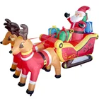 Регулируемый снеговик, надувной светодиодный светящивечерние праздничный реквизит сделай сам для рождества, Нового года, фонарь, двор, художественные декоративные принадлежности