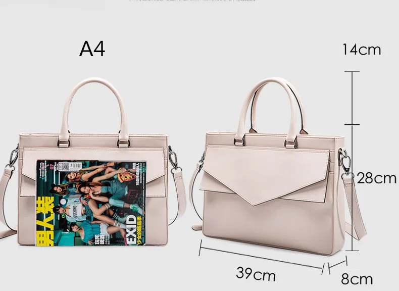 

2021 Luxury Fashion Women Handbag Business Briefcase Female Laptop Bag Ladies OL Shoulder Messenger Bag Waterproof Travel Bags