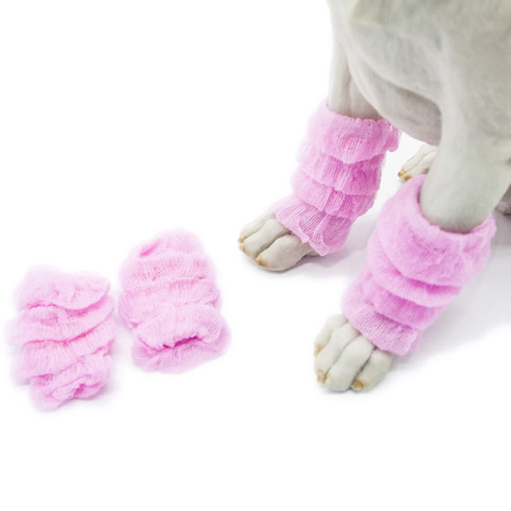40 шт . осенне зимние гетры для питомцев собак носки покрытие ног Нескользящие