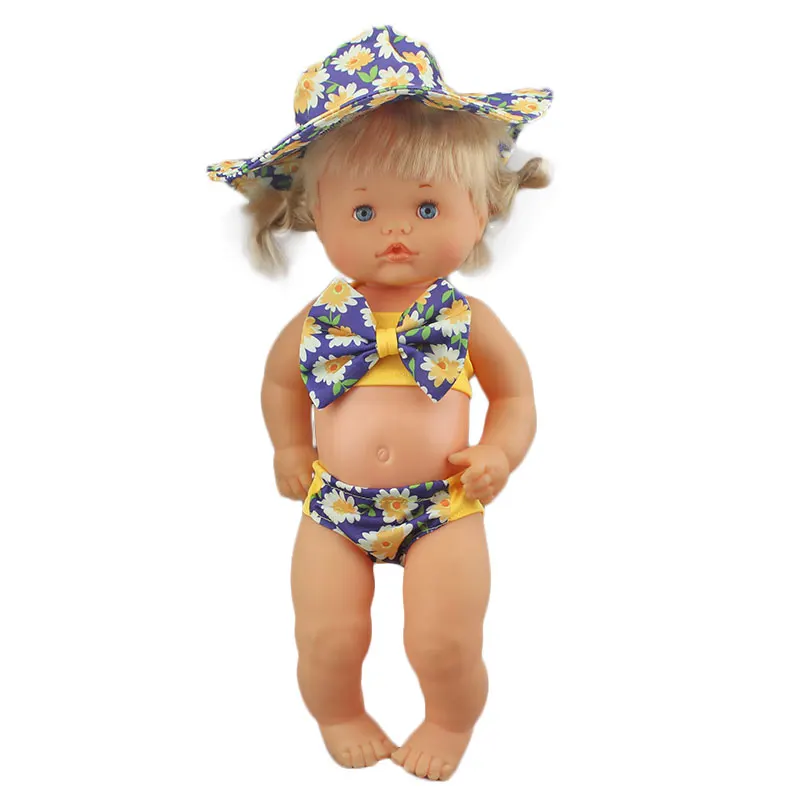 

2021 New Lovely Bikini For 42 cm Nenuco Doll 17 Inches Baby Doll Clothes