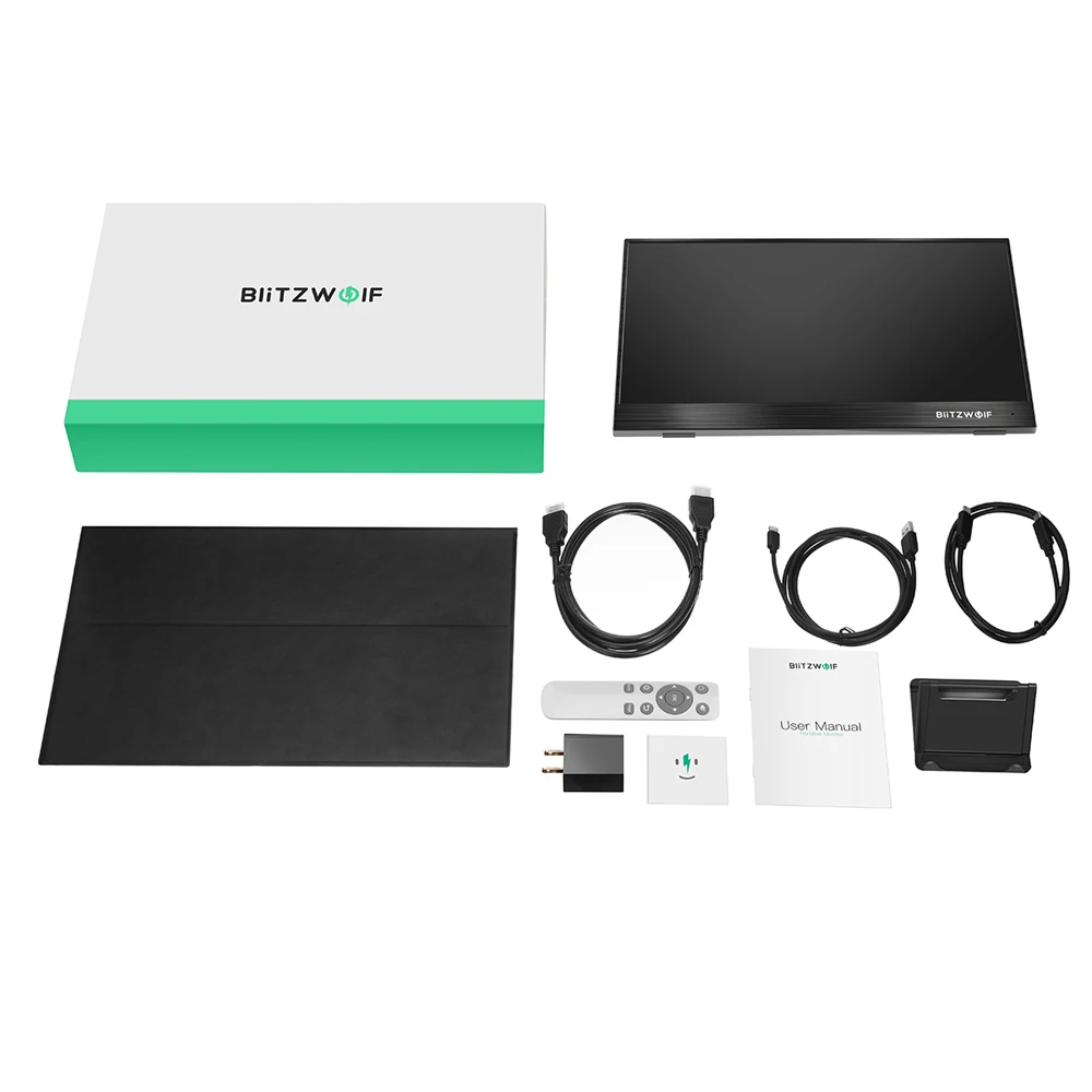 ЖК-монитор BlitzWolf BW-PCM2 13 3 дюйма FHD 1080P Тип C портативный компьютер игровой дисплей