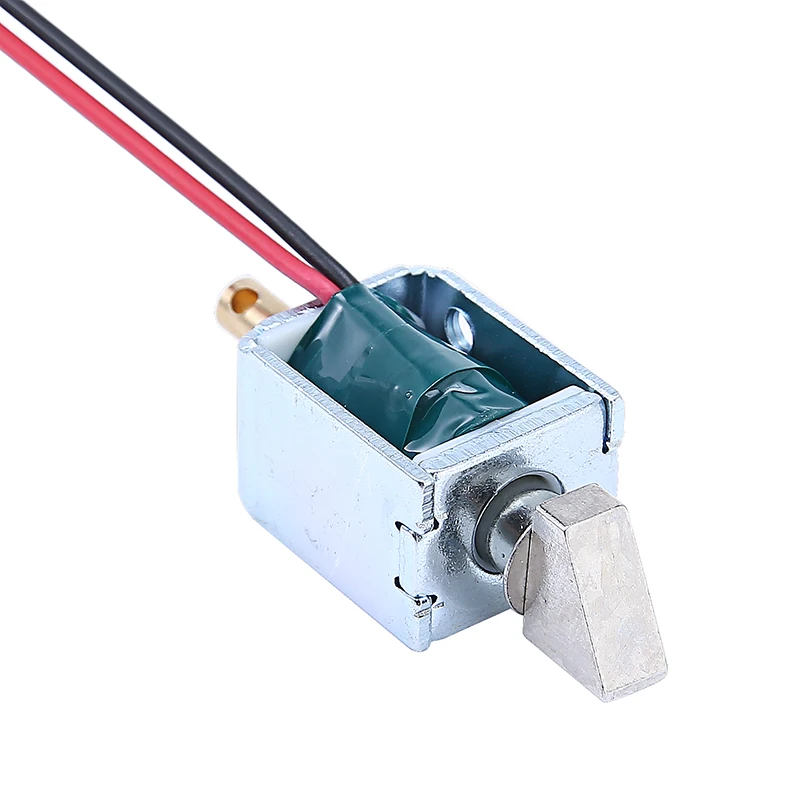 Durable DC12V 0.5A Mini Small Electric Bolt Magnetic Solenoid Lock Push-Pull Cylindrical Cabinet Door For Hardware Tools | Обустройство