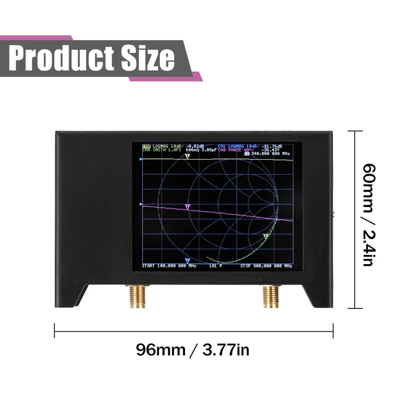 

2.8 Inch TFT LCD Touchscreen 3G S-A-A-2 NanoVNA V2 Shortwave Antenna Analyzer