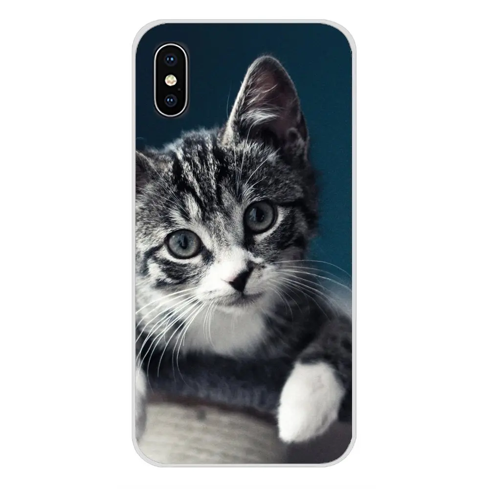 С черными котиками и смотреть в глаза силиконовый чехол-сумка для htc один U11 U12 X9 M7