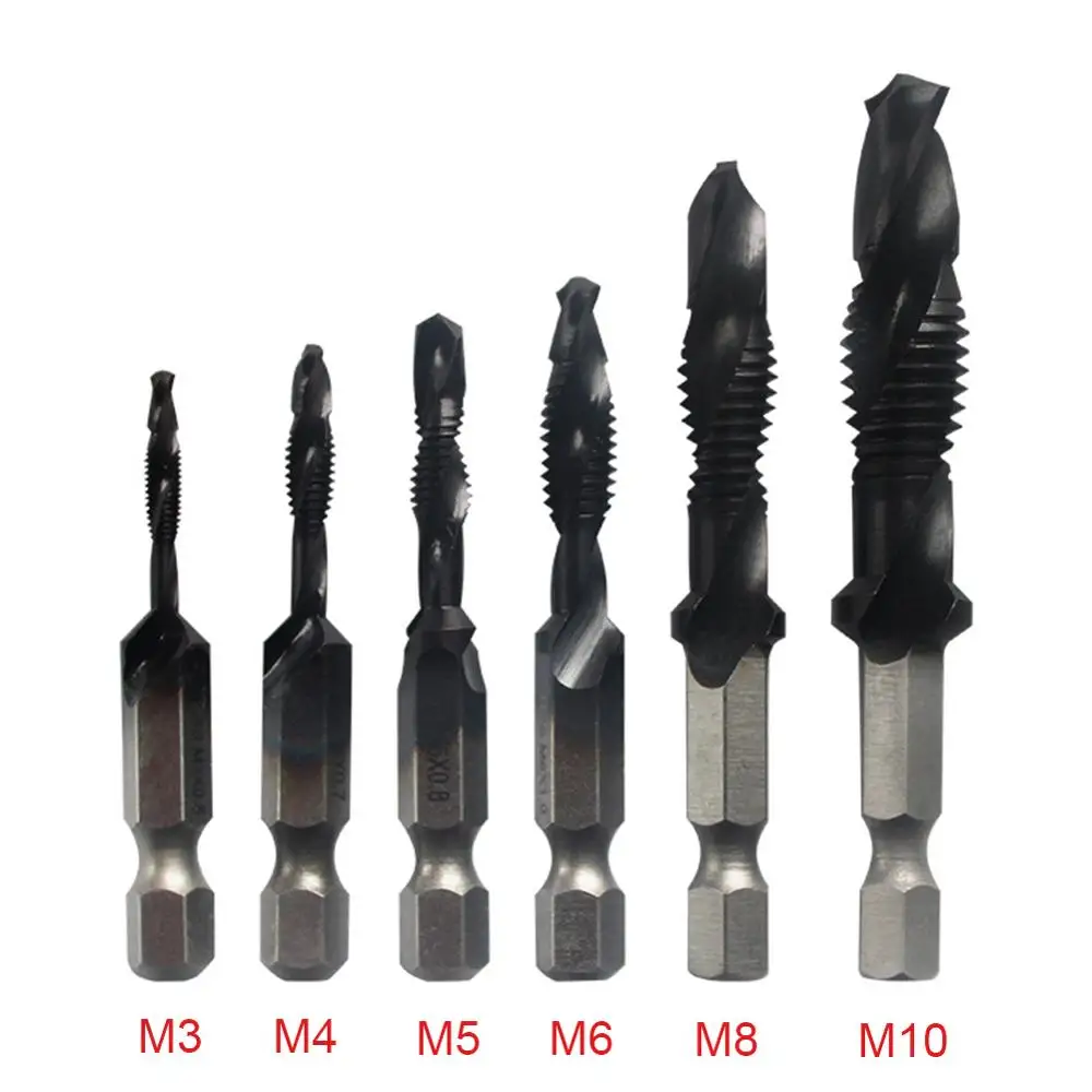 Сверло из быстрорежущей стали с титановым покрытием комбинированное