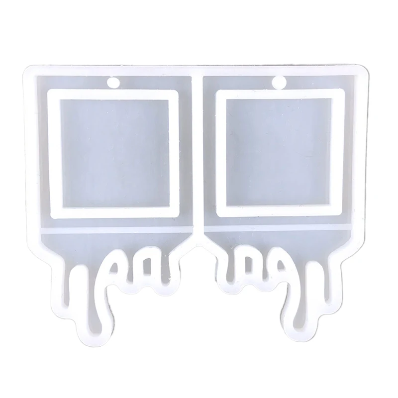 1 шт. формы для украшений из эпоксидной смолы полимерная серьга подвесок литья