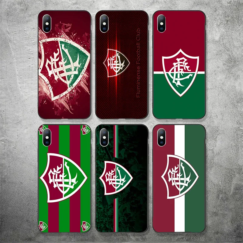 FC Fluminense чехол для iPhone XR 11 Pro XS Max X 5 5S силиконовый матовый iphone 7 8 6 S Plus
