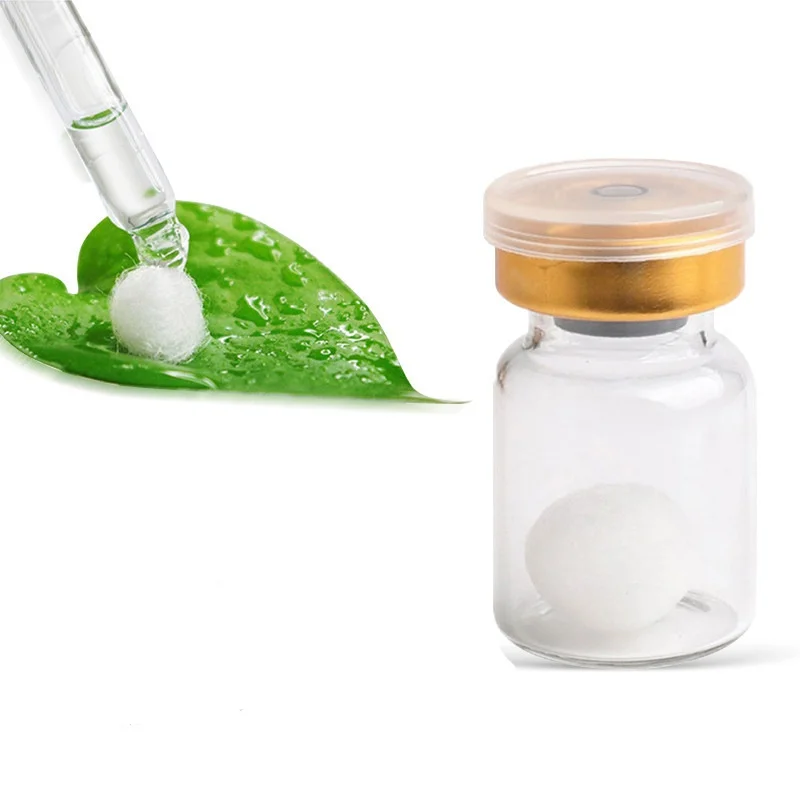 * Японский чистый коллагеновый шарик белок из натурального шелка Антивозрастная