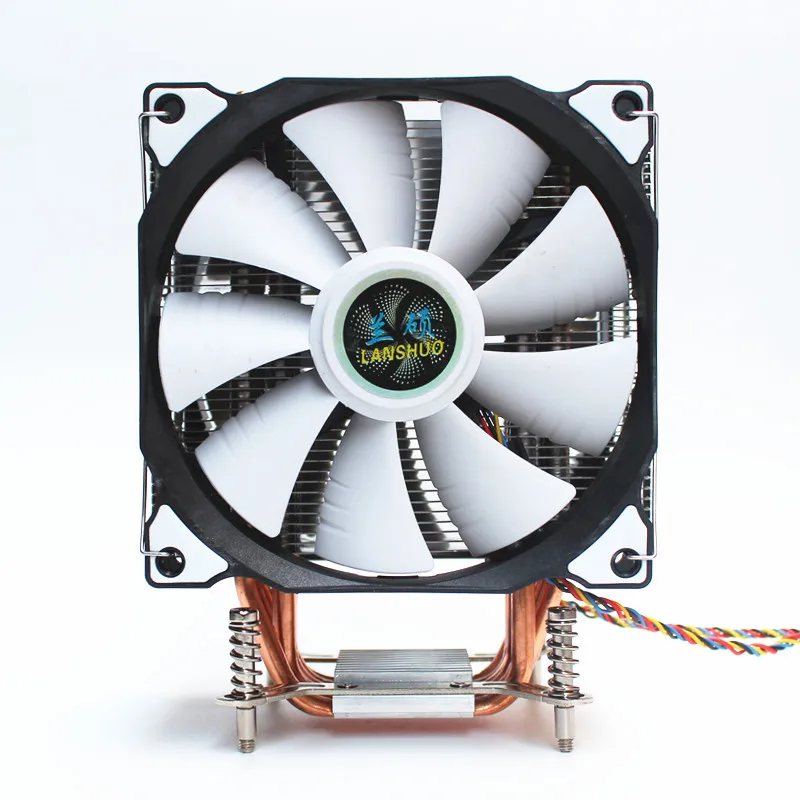 3/4PIN RGB светодиодный Процессор кулер 6-Heatpipe 12V(12 см); охлаждения радиатора для LGA 775 1150 1151 1155 1156 1366 2011
