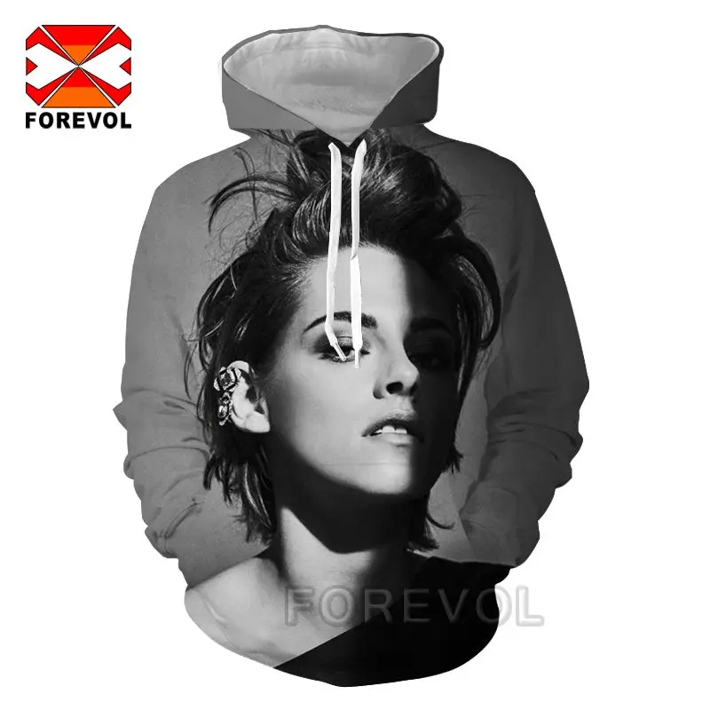

star girls 3d print Kristen Sweatwear art cool hoodies hot sale tops brand hoody for Men Women oversized coat homme Unisex punk