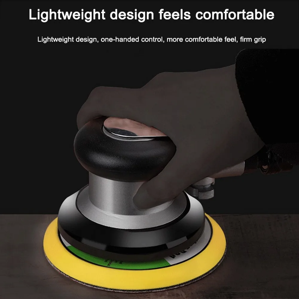 5 дюймов вакуумная пневматическая полировальная машина 10 наждачной бумаги