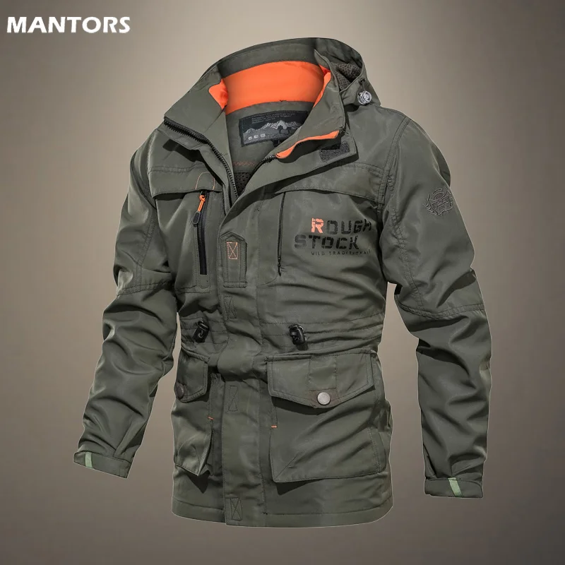 

Brand Mens Autumn Jacket Tactical Jacket Outdoor Waterproof Coat Male Jogger Slim Sports Jacket Zipper Street Men's Clothing New