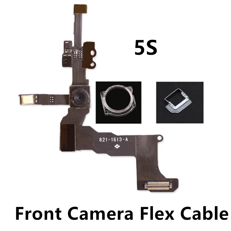 Для iPhone 5C держатель переднего кольца камеры Фронтальная камера объектив правый